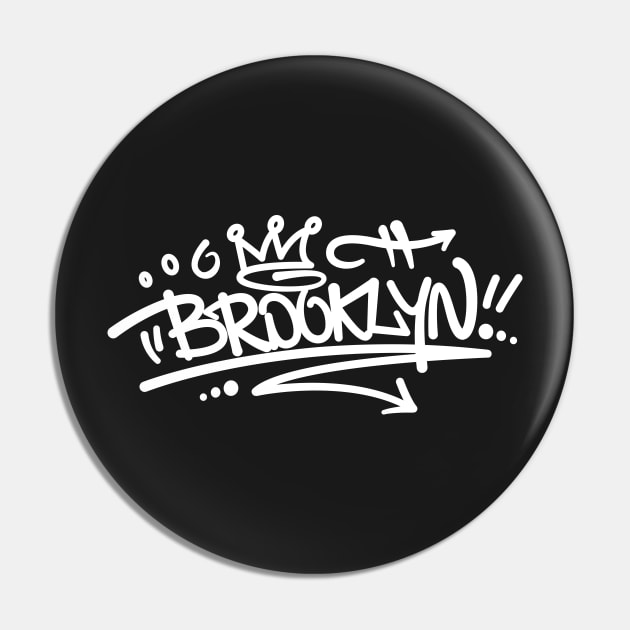Brooklyn Graffiti Pin by Digster