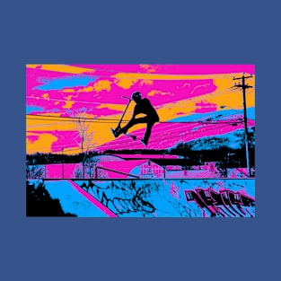 Let's Fly! - Stunt Scooter Rider T-Shirt