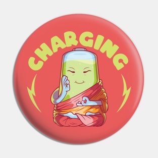 Charging Meditation! Pin