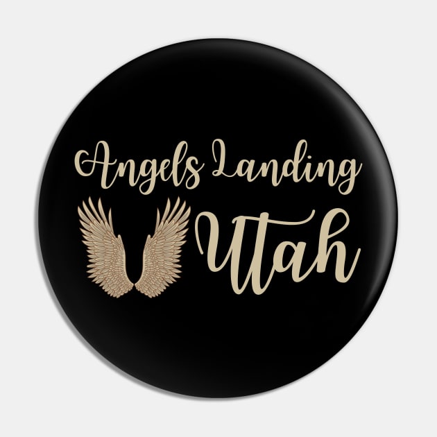 Angels Landing Utah Hiking Trail Pin by MalibuSun