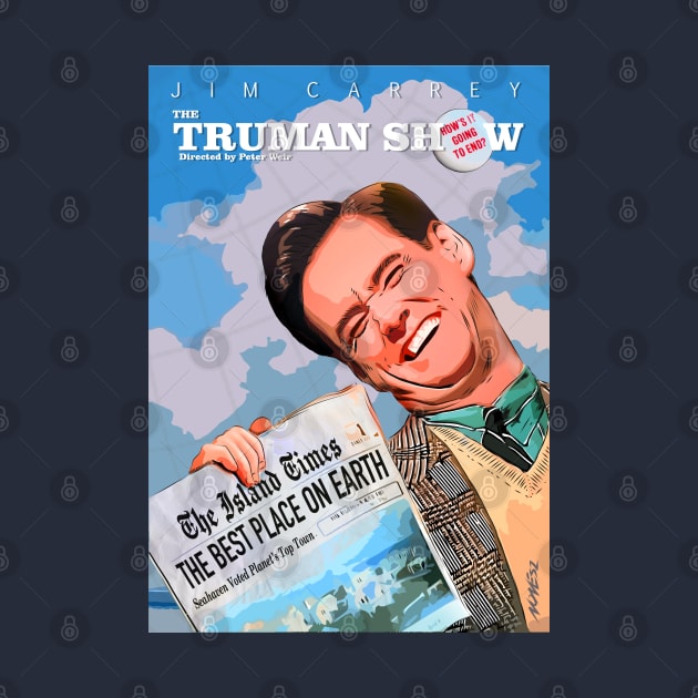 The Truman Show Fan Art Poster Full by Nonesz Workshop