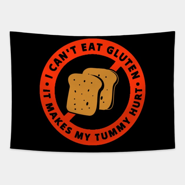 I cant eat gluten Tapestry by denkanysti