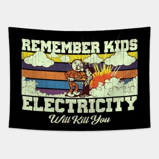 Vintage Electricity will kill you Tapestry