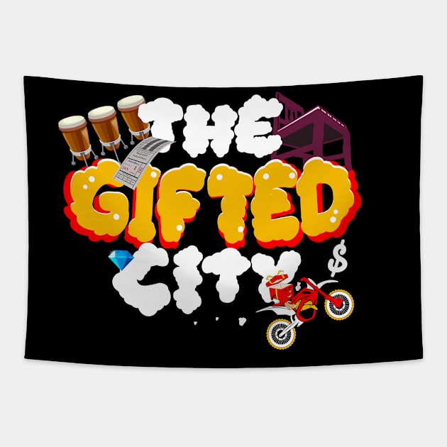 The Gifted City Tapestry by Giftedone