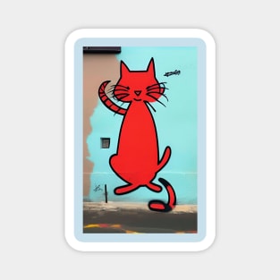 Cat street Magnet