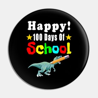 Happy 100 Days Of School Pin