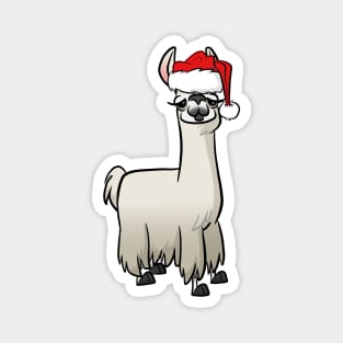 Christmas Llama Magnet