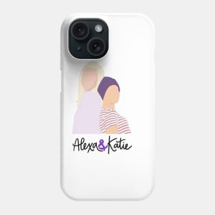 Alexa and Katie logo design Phone Case