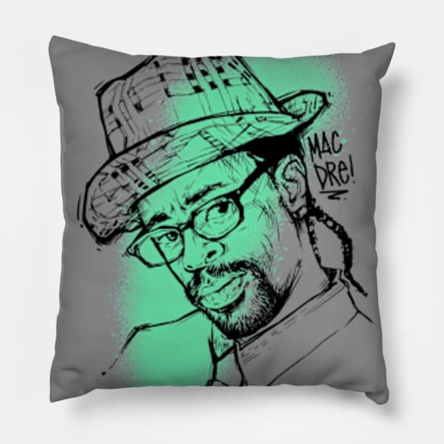 MAC DRE SKETCH DESIGN Pillow by Basic Lee