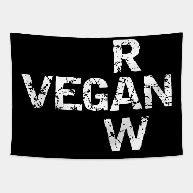 Raw Vegan Tapestry by MisterMash