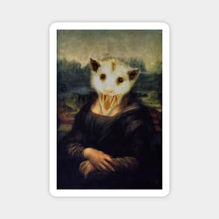 Mona Lisa Opossum Magnet