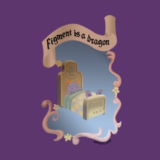 Figment is a Dragon - Epcot, Journey Into Imagination T-Shirt