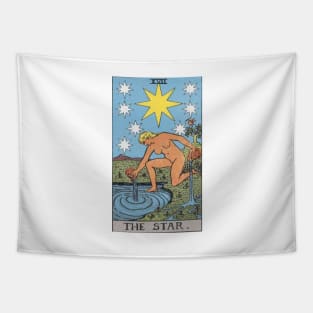 The Star, Raider Waite Tarot, Divination Tarot Tapestry