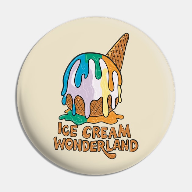 Ice Cream Wonderland Pin by Xatutik-Art