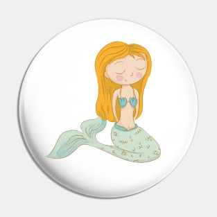 A Mermaid under the Sea Pin