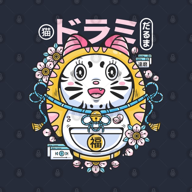 Cat Daruma by Bear Noise