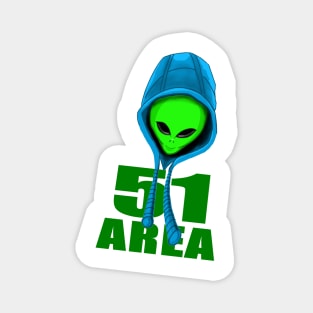 Alien area 51 Magnet