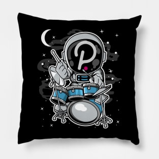 Astronaut Drummer Polkadot DOT Coin To The Moon Crypto Token Cryptocurrency Blockchain Wallet Birthday Gift For Men Women Kids Pillow