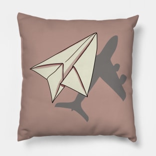 Paper Plane Pillow