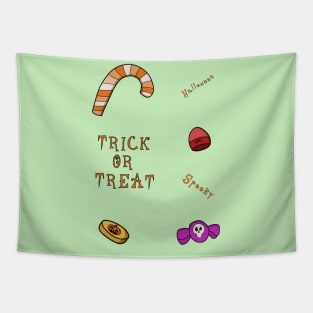 Halloween Trick or Treat Tapestry