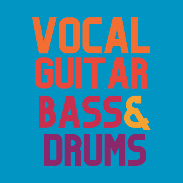 VOCAL GUITAR BASS & DRUM by Musicfillsmysoul