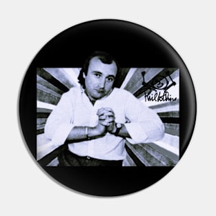 phil collins rock and roll retro style Pin