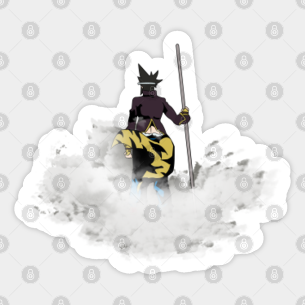 God Of Highschool Jin Mori Son Wukong God Of Highschool Anime Sticker Teepublic