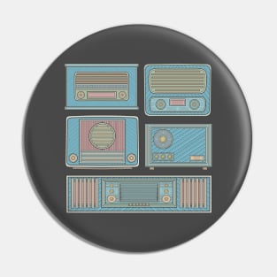 Blue Classic Camera Pin