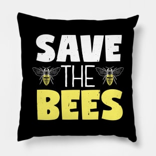 Save The Bees Environmental Gift Pillow