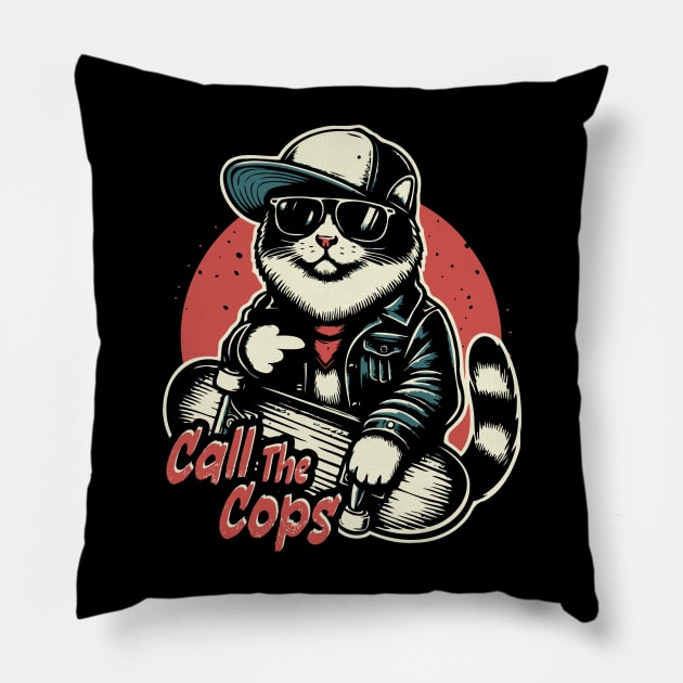 Call The Cops Pillow by Trendsdk