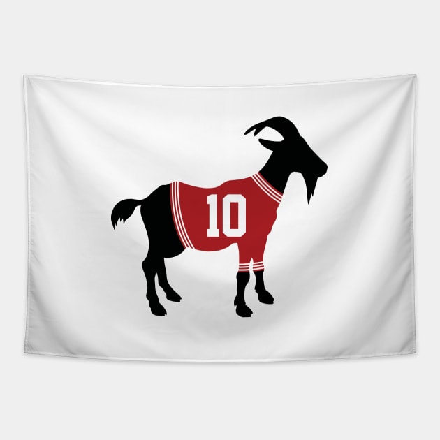 Jimmy Garoppolo GOAT Tapestry by cwijeta