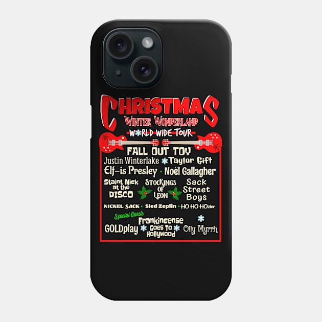 Christmas Alternative Music - Christmas Music Phone Case by Ashley-Bee