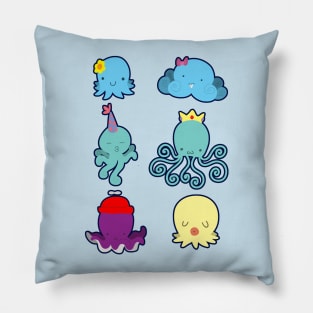 Six Cute Little Octopus Pillow