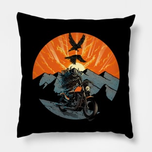 Viking Biker Pillow