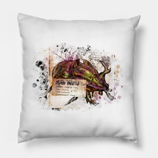 Dung Beetle Pillow