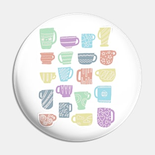 Pastel Tea Life Pin