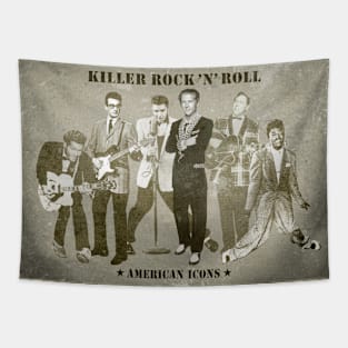 Killer Rock ‘N’ Roll - American Icons Tapestry