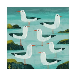 Winter Gulls T-Shirt