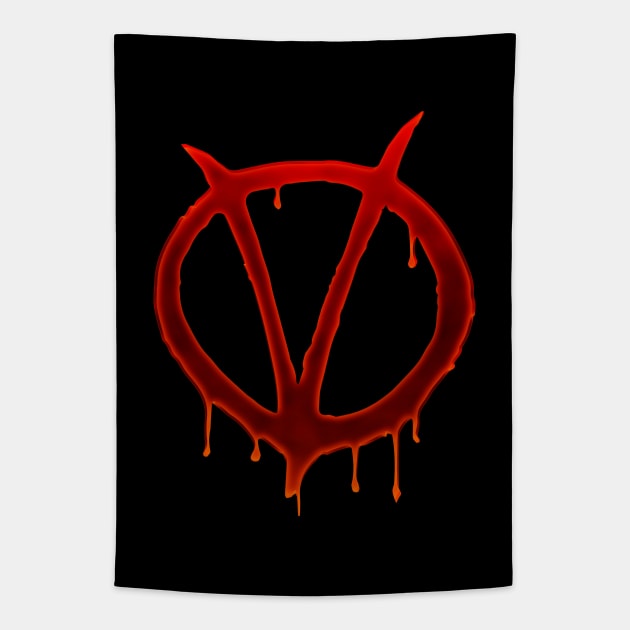 V for vendetta Tapestry by siriusreno