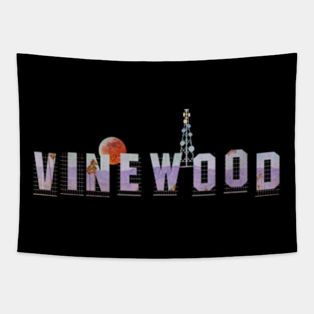 "VINEWOOD" Los Santos GTA V Print Tapestry by Cartooned Factory