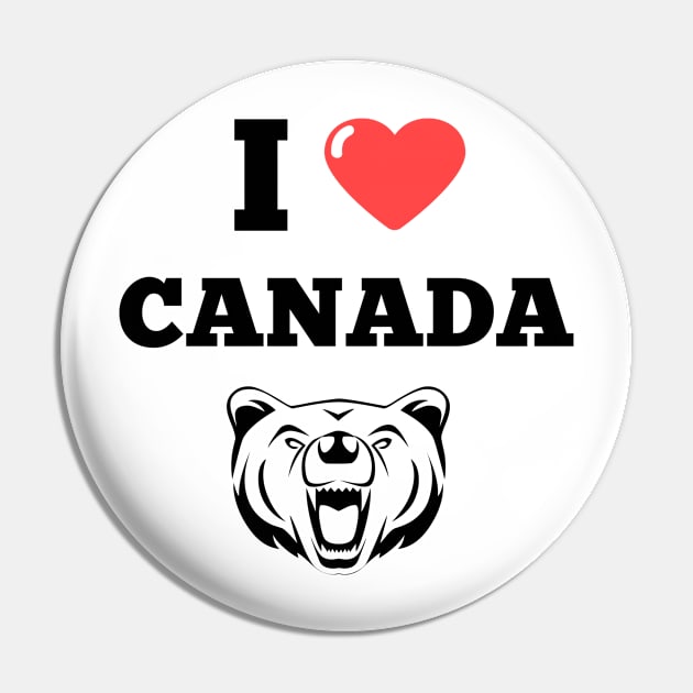 I LOVE CANADA Pin by FromBerlinGift