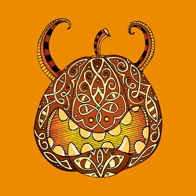Celtic pumpkin by mangulica