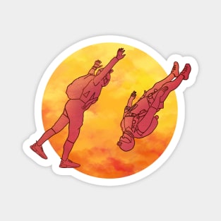 Sunset Skydivers Magnet