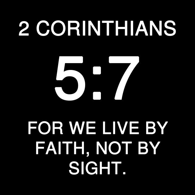 2 Corinthians 5:7 Bible Verse Text by Holy Bible Verses