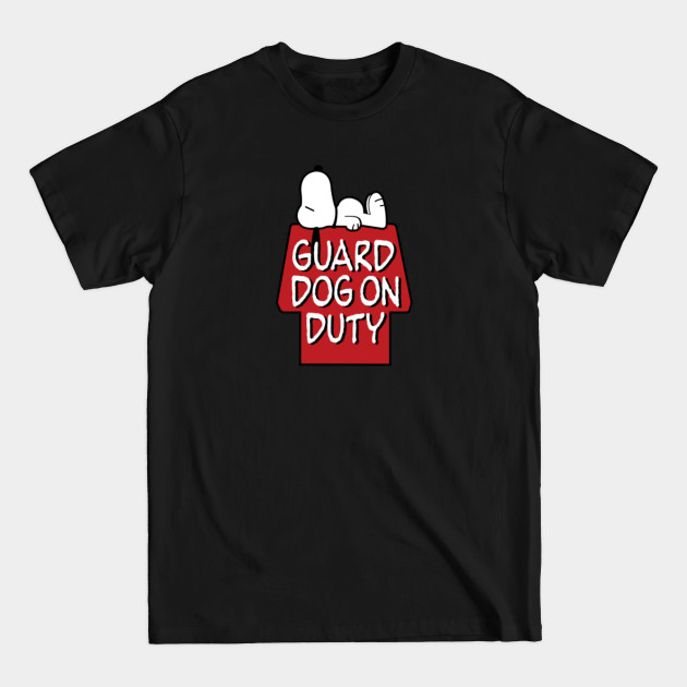 Disover Guard Dog on Duty - Peanuts Gang - T-Shirt