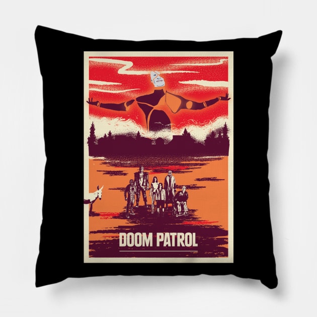 doom patrol Pillow by captainbubble