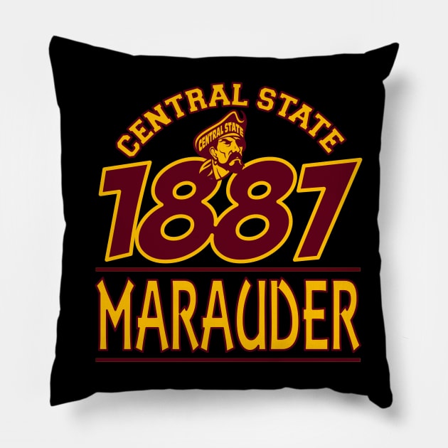 Central State 1887 University Apparel Pillow by HBCU Classic Apparel Co