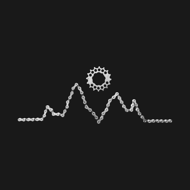 Bike Chain Mountains by NeddyBetty