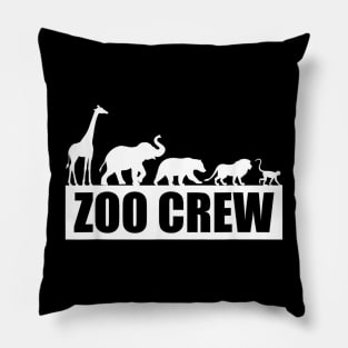 Zoo Crew - Funny Zoo - Birthday Party - Animal Watching Trip Kids Pillow