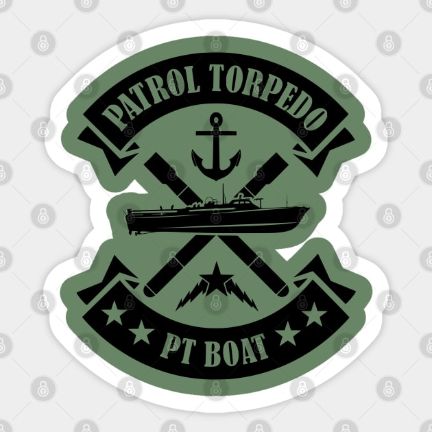 WW2 PT Boat Patch - Ww2 Patrol Torpedo Boat - Stickers sold by